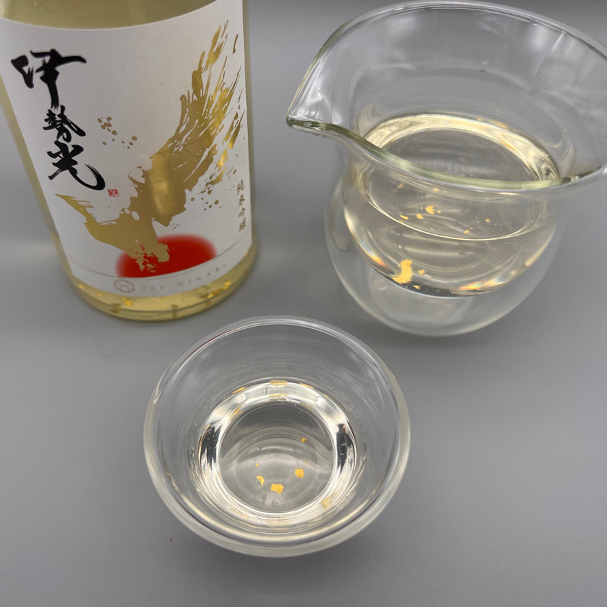 2024醸造「純米吟醸 伊勢光」四合金箔(720ml):　無濾過原酒【生】